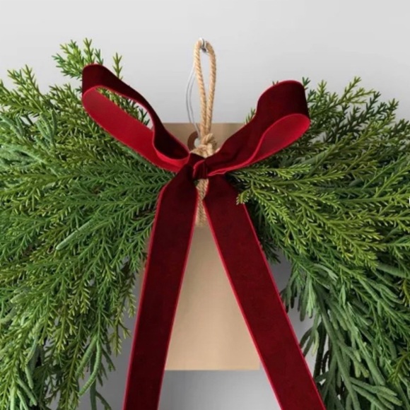 Christmas Draping Cedar Mini Wreath (Set of 2) - Room Essentials Target 2024 - Picture 4 of 5